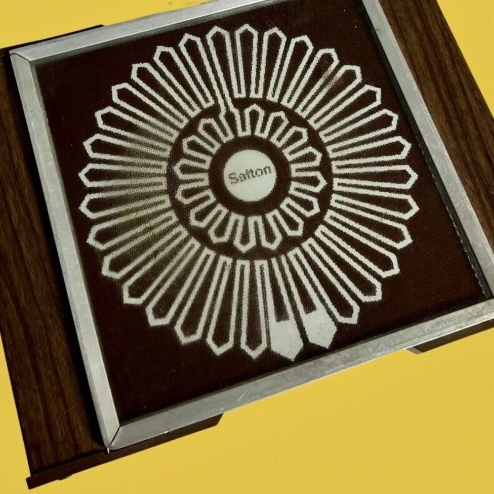 Vtg Salton Hotray Glass Food Warming Plate Automatic Warmer Hot Tray Works MCM